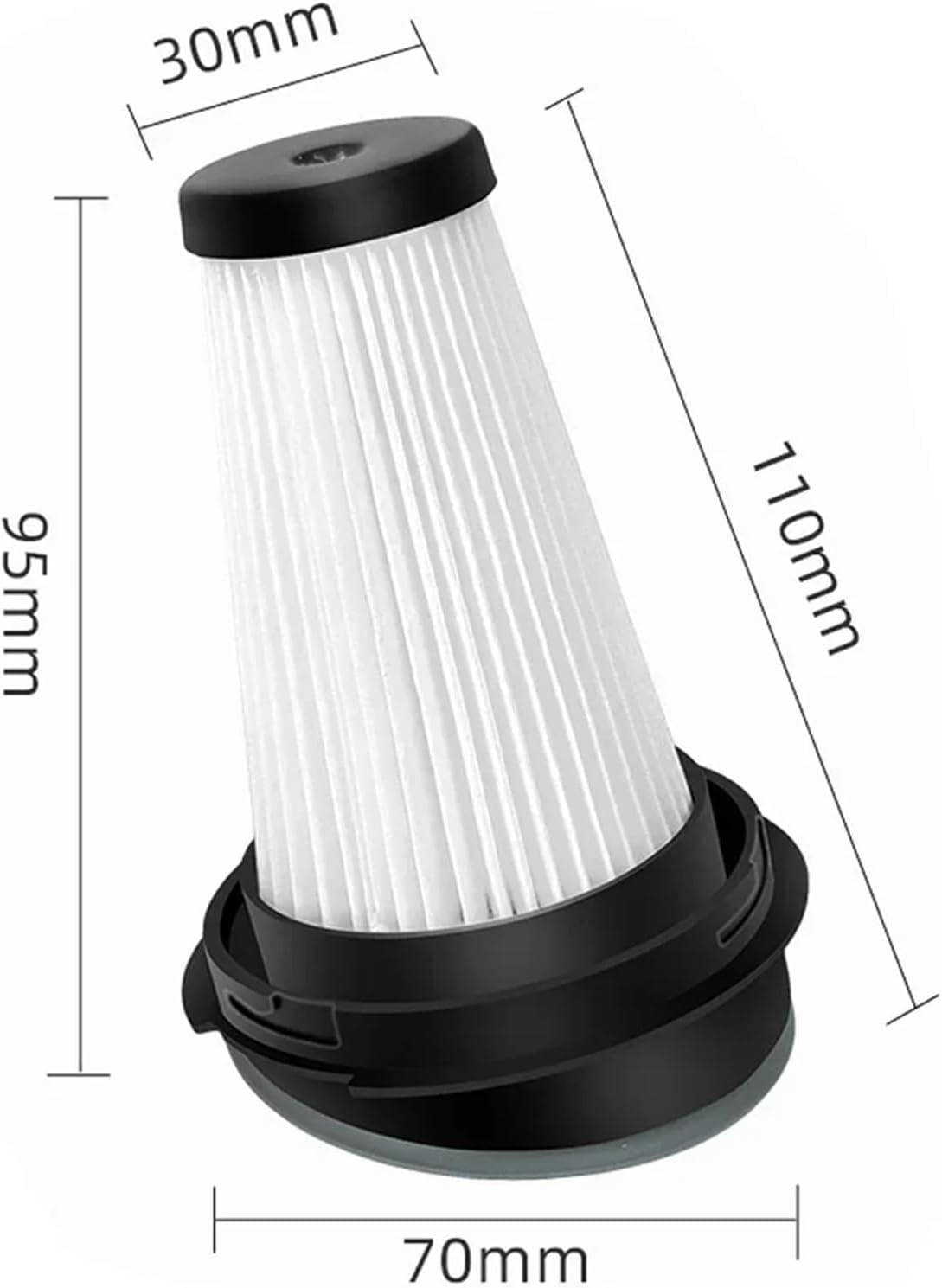 ZR005202 Filter, Compatible For Rowenta, X-Pert 160 RH72xx / X-Pert 3.60 RH69xx, Compatible For Tefal, TY723 Vacuum Cleaner Filter(6pcs)