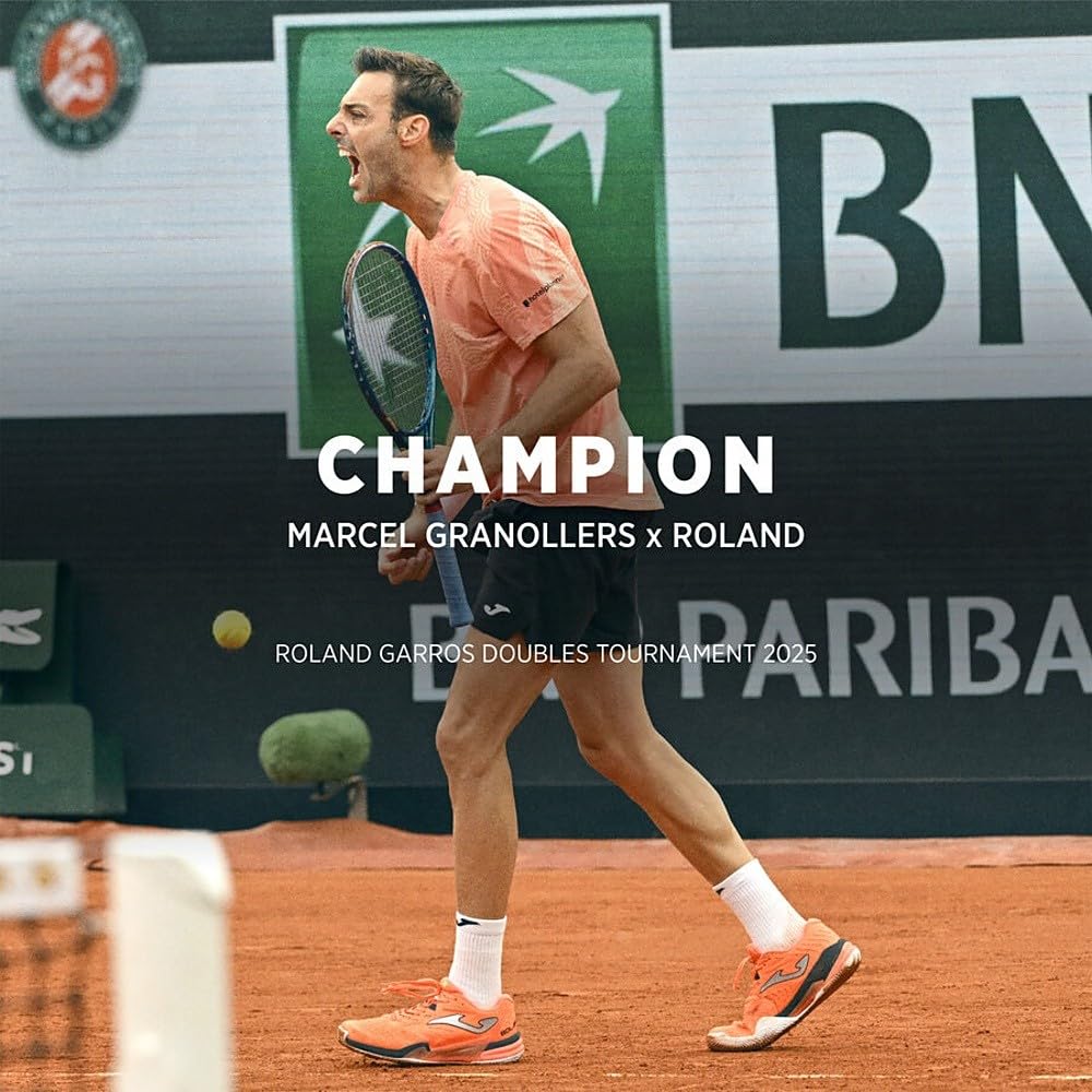 Joma Roland - Tenis profesionales para hombre, 7-12.5, calzado de pista dura probado por jugadores ATP, entresuela reactiva dual