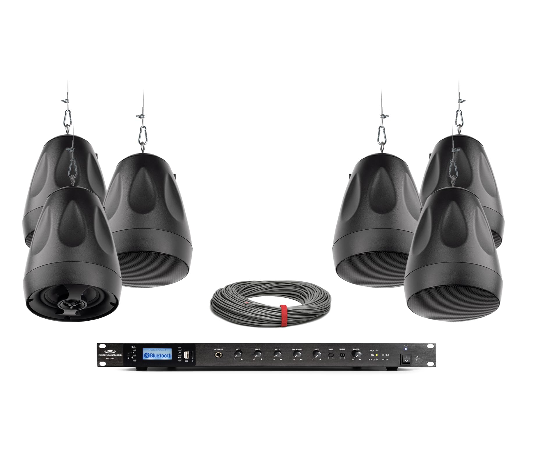 Pure Resonance Audio Business Sound System with (6) 4