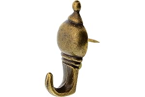 Classic Brass Push Pin Decorative Picture Hooks