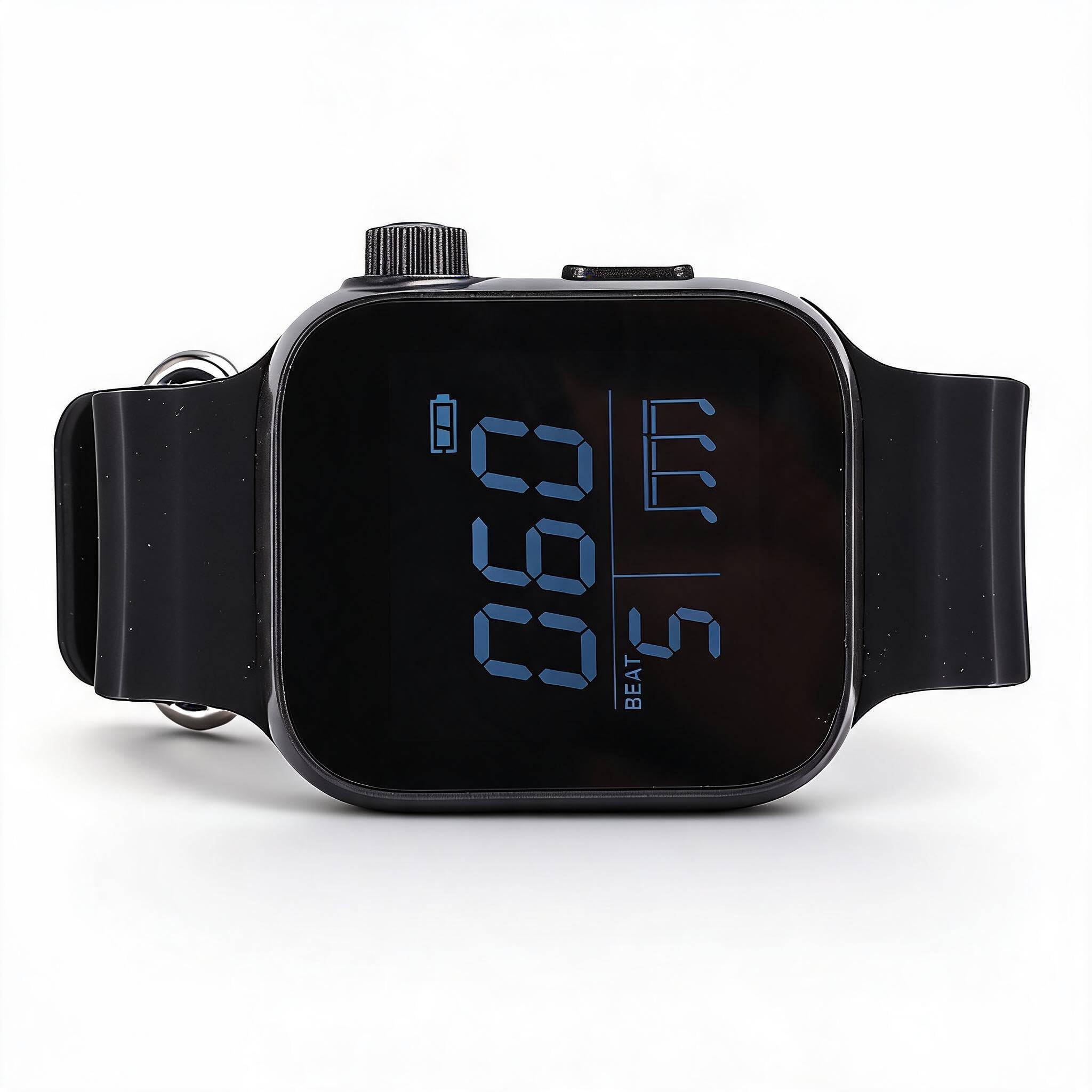 Vibrierende Metronom-Uhr, elektronischer tragbarer Metronom mit einstellbarem Tempo 40-240 BPM und Sportmodus, digitaler Metronom für Anfänger, Musiker und Sportler