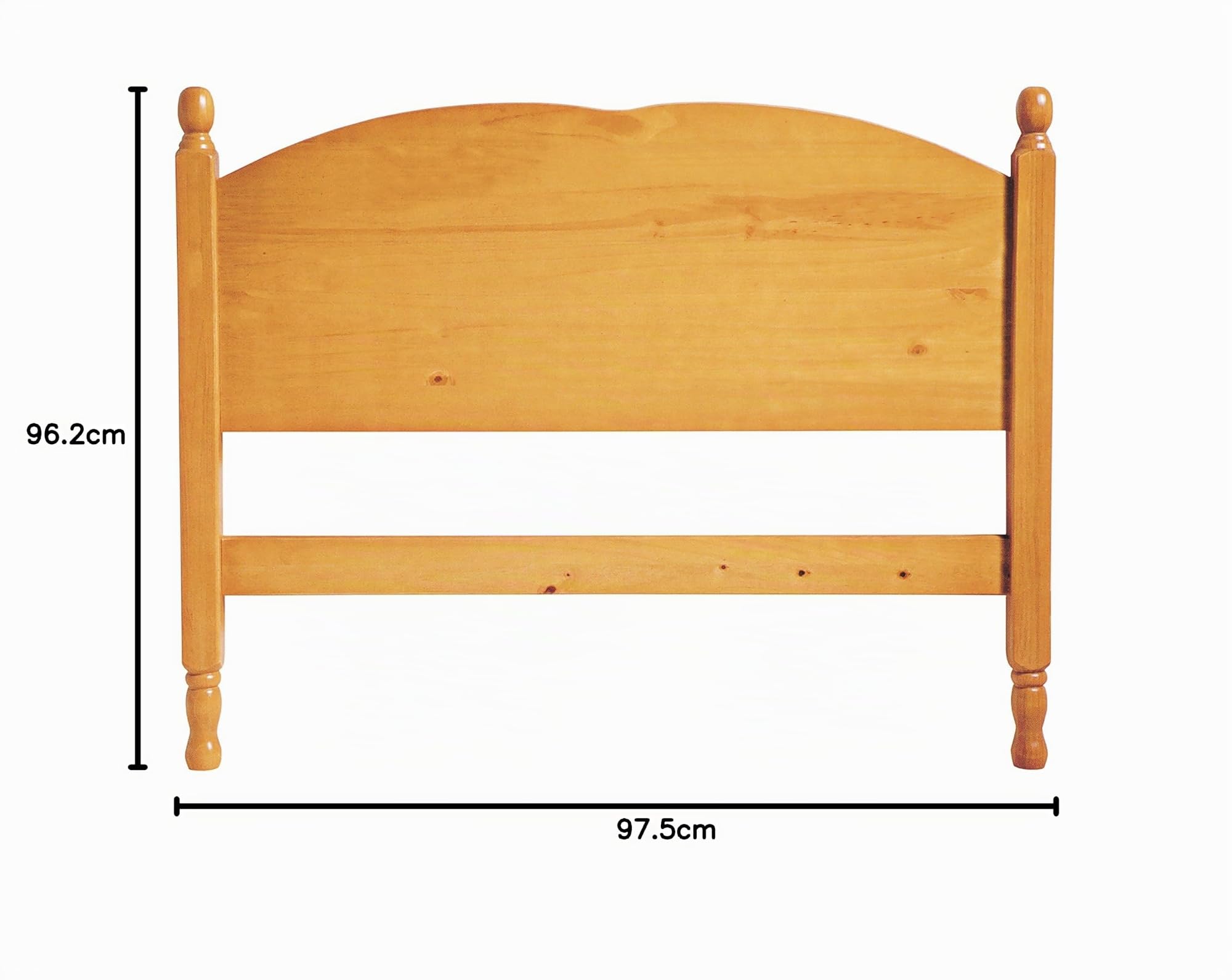 La Factoría Muebles - Cabecero juvenil en pino macizo a, talla 90 x 197 x 52cm