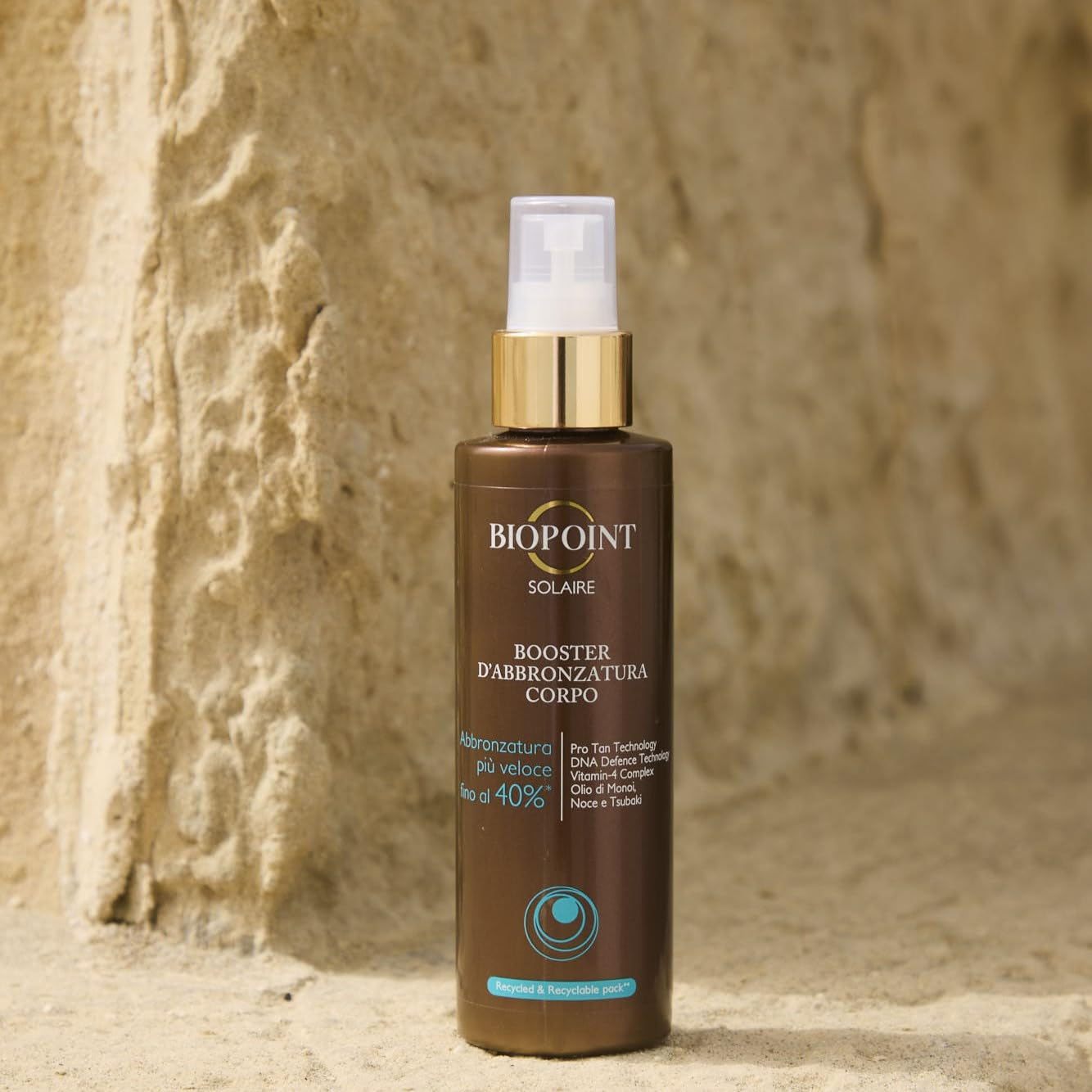 BIOPOINT Solaire - Booster D'Abbronzatura Corpo 150 ml, Senza oli minerali, coloranti e alcool