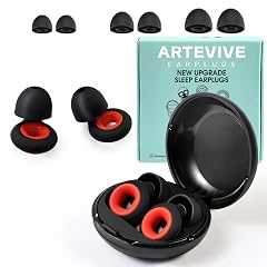 Artevive Earplugs Motorcycle Ear Plugs for Sleeping Noise Cancelling 35dB Noise Reduction Reusable Ear Plugs Super Soft for