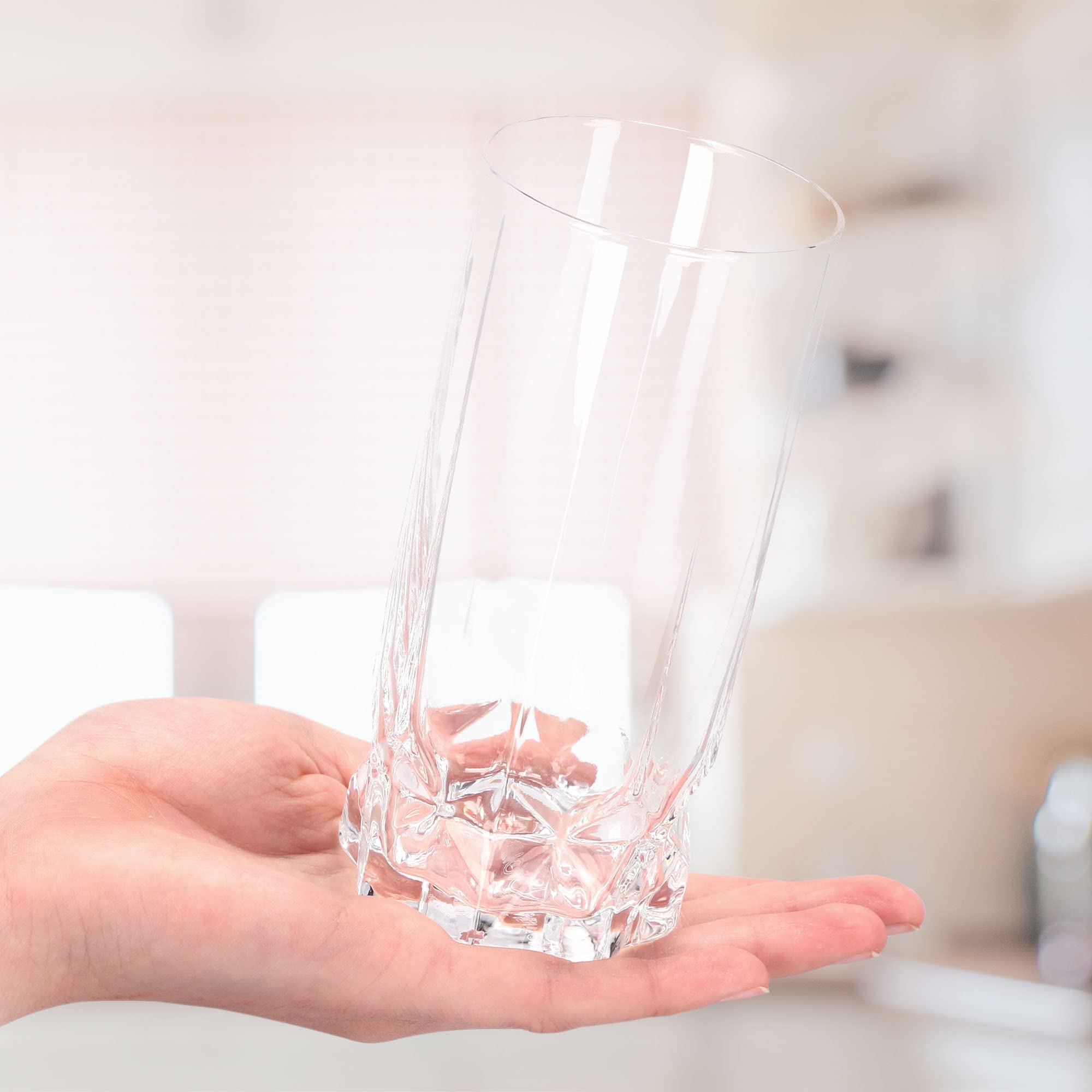 KADAX Verres à Boire pour Toutes les Occasions, Verres Transparents pour Jus, Cocktails, Eau et Soda d'une Élégance Incomparable (325 ml, Lot de 12)
