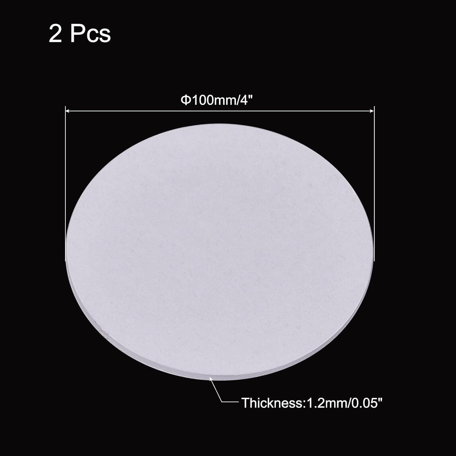 Xuanthang Tool Part for Double-Sided Adhesive Dots Acrylic 2pcs 100mm Transparent Dots