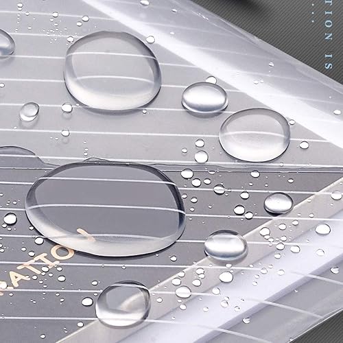 Miniatura 4 de Carpeta de archivos, 100 carpetas de sobres de plástico A4, carpetas de archivos de polietileno con cierre de velcro para escuela, hogar, trabajo,