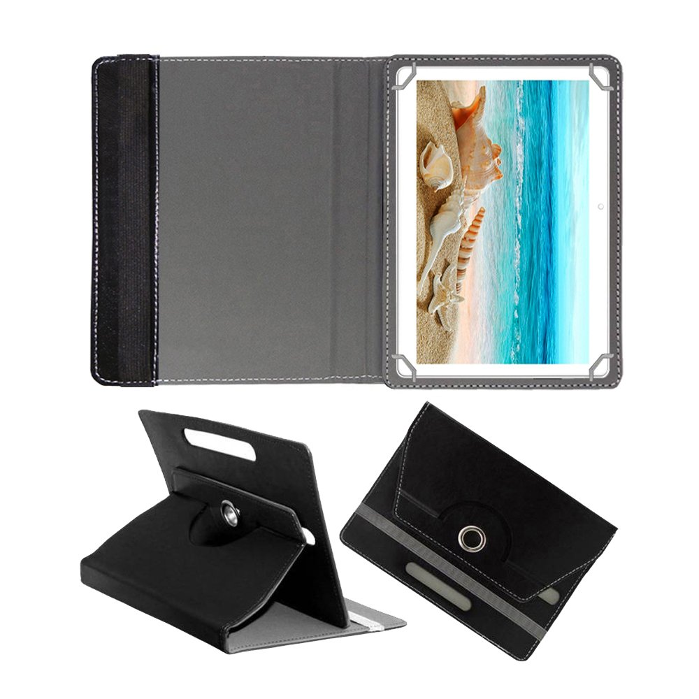 Fastway Rotating Leather Flip Case for I KALL N10 Dual Sim 4G Calling Tablet with 10.1 inch Display Tablet Cover Stand (Black) (B07DWD136K) Amazon Price History, Amazon Price Tracker