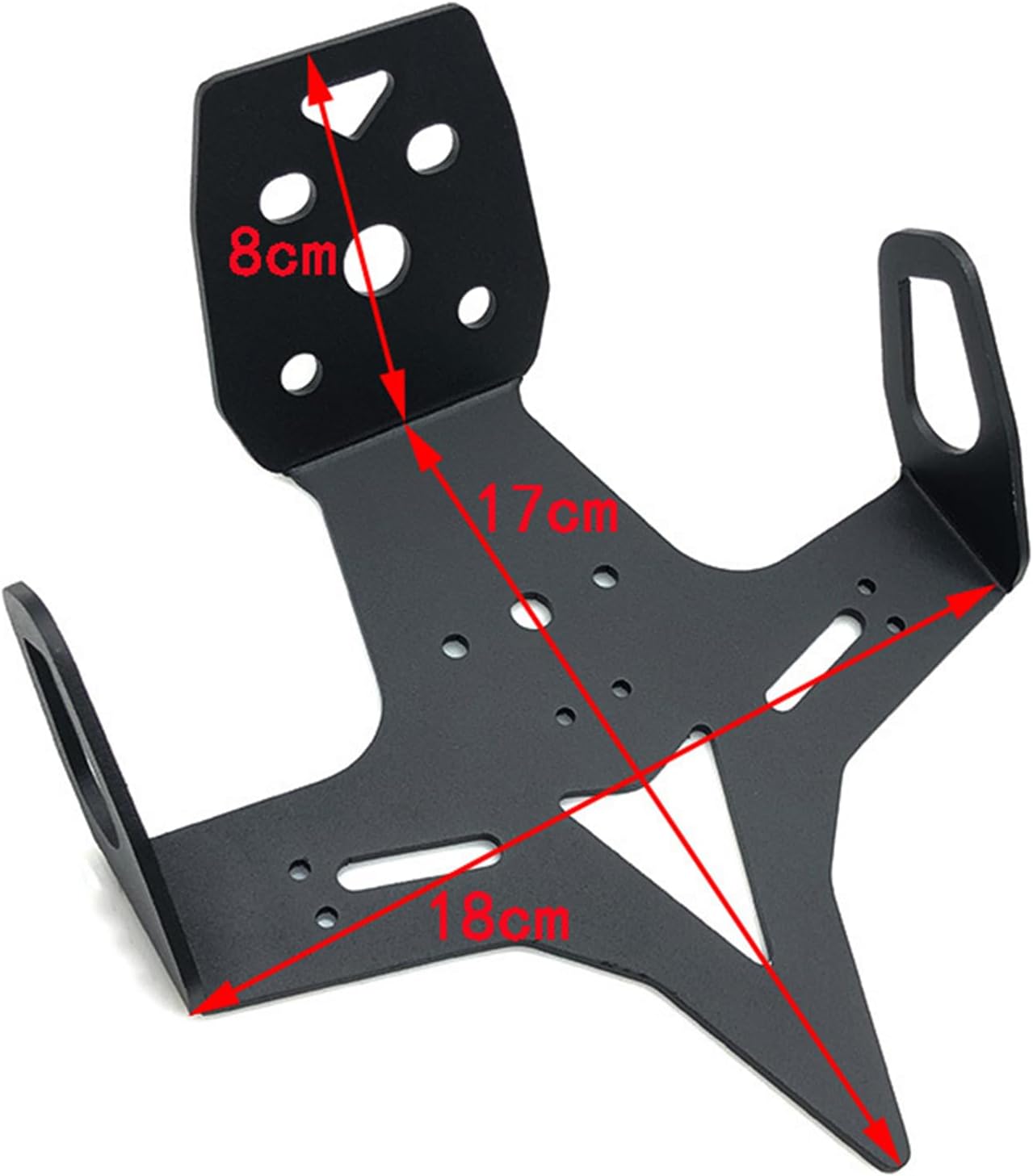 Motorcycle Rear License Plate Bracket for Kawasaki Ninja ZX25R 20-22 ZX4R ZX4RR