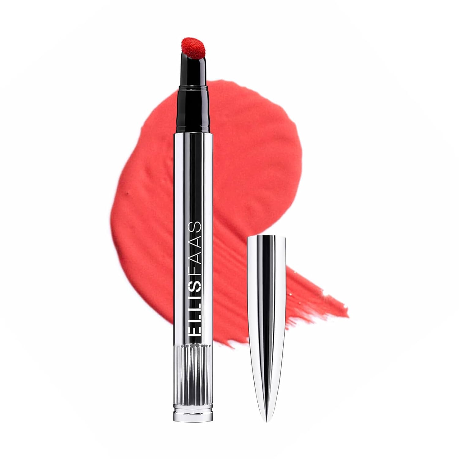 Ellis Faas Hot Lips Lip Stain Liquid Lipstick Intense Color Pigment Vibrant Color Extreme Long Wearing Definition Lustrous High Impact Makeup Soft & Cute Lip Color Stick (408 Baby Pink)