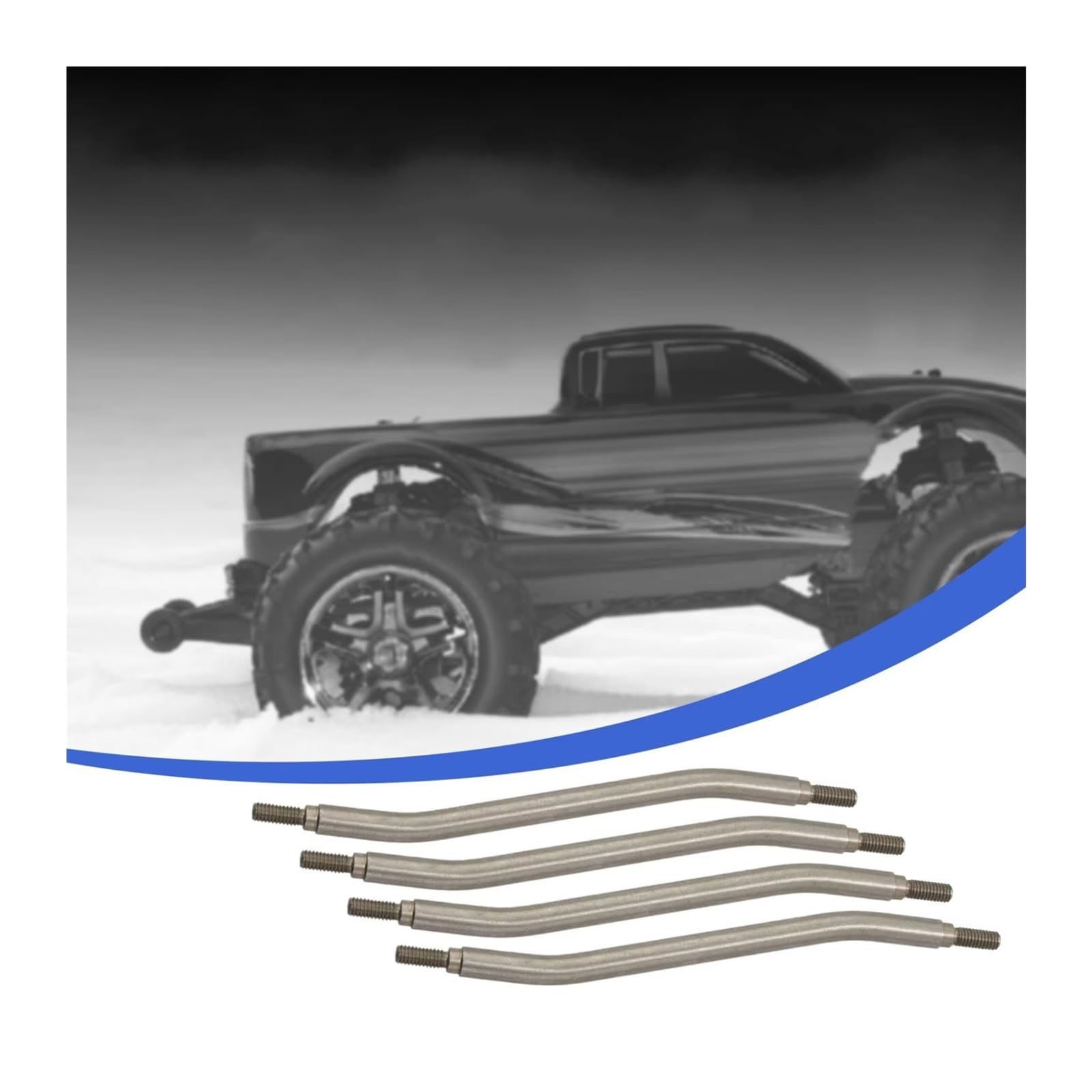 Rc Special Connecting Rod for Axial for Capra AXI03004 1/10 Metal Suspension Link Rod Linkage Steering Pull Rod RC Crawler Car Parts and Accessories Upgrade Replacement