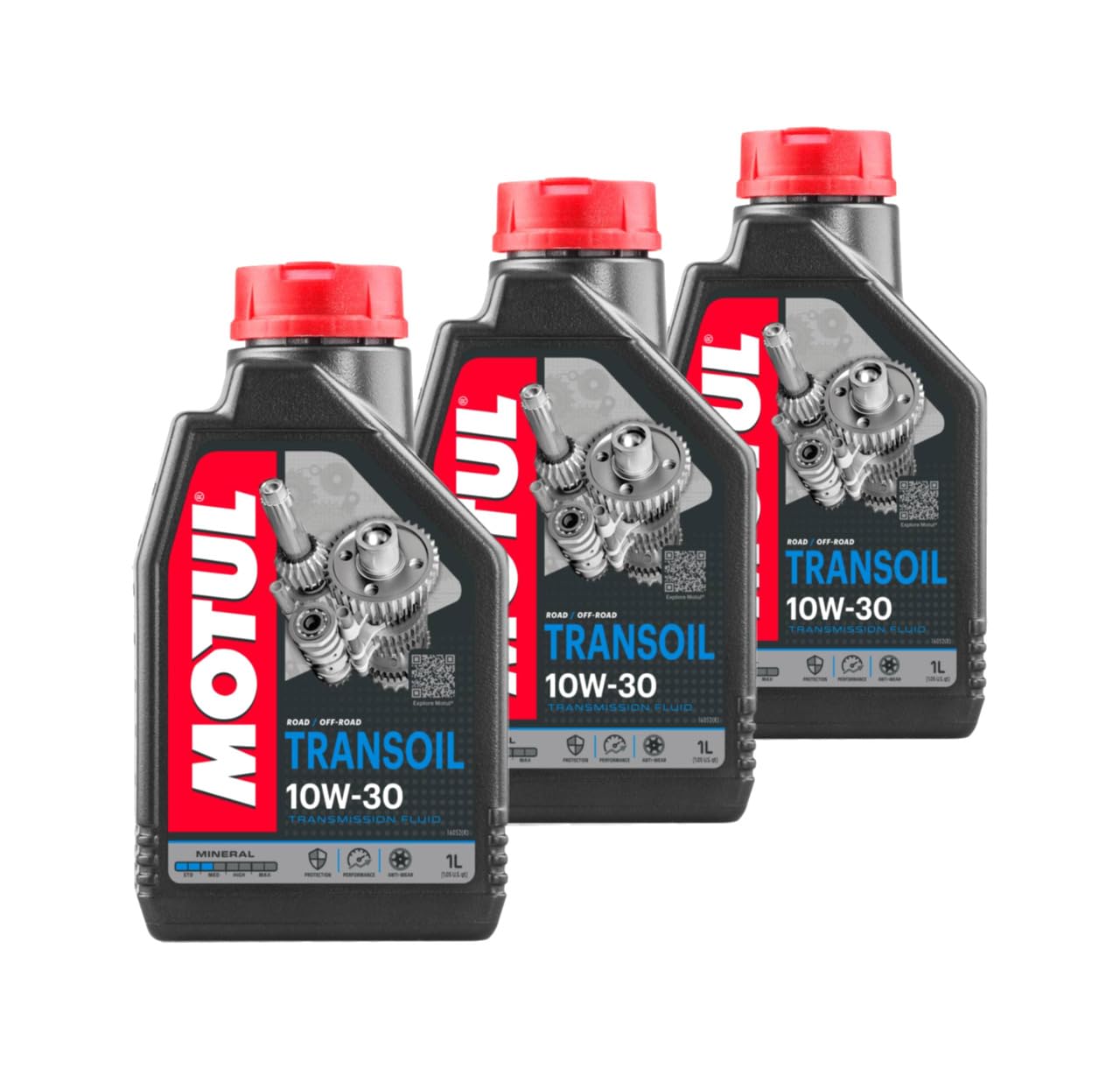 Kit de 3X Aceite de Transmisiones 10W30 1L KT-243