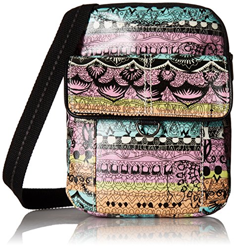 Sakroots Wynnie Small Flap Messenger-Canvas, Sherbet one World