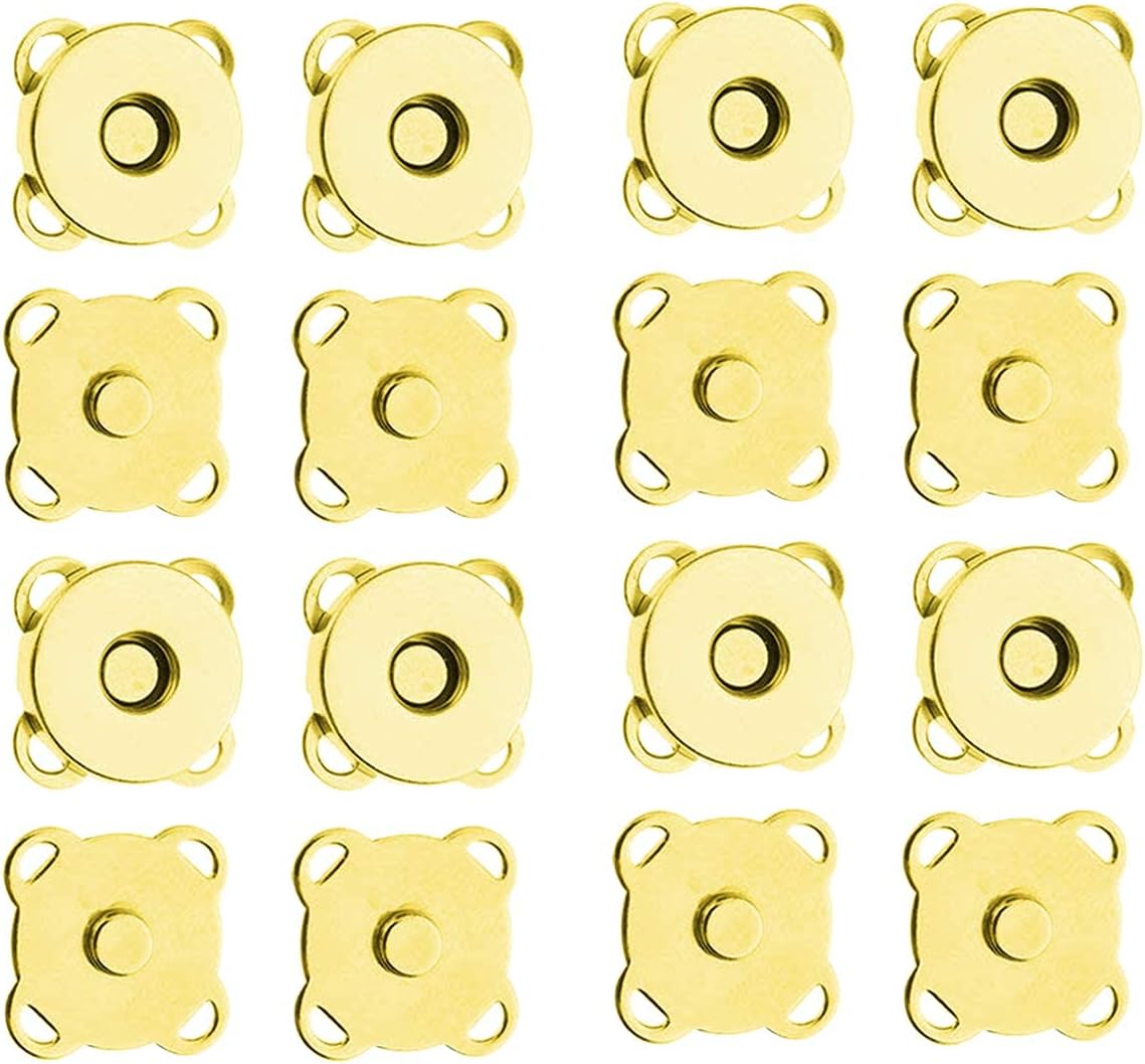 Trimming Shop Metal Clasps Magnetic Snap Fasteners Sewing Accessory for DIY Crafts Clothing, Handbag, Leather Coat, Jacket