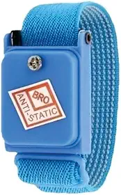 Pulseira Antiestática Profissional Sem Fio, Azul, Proteção ESD