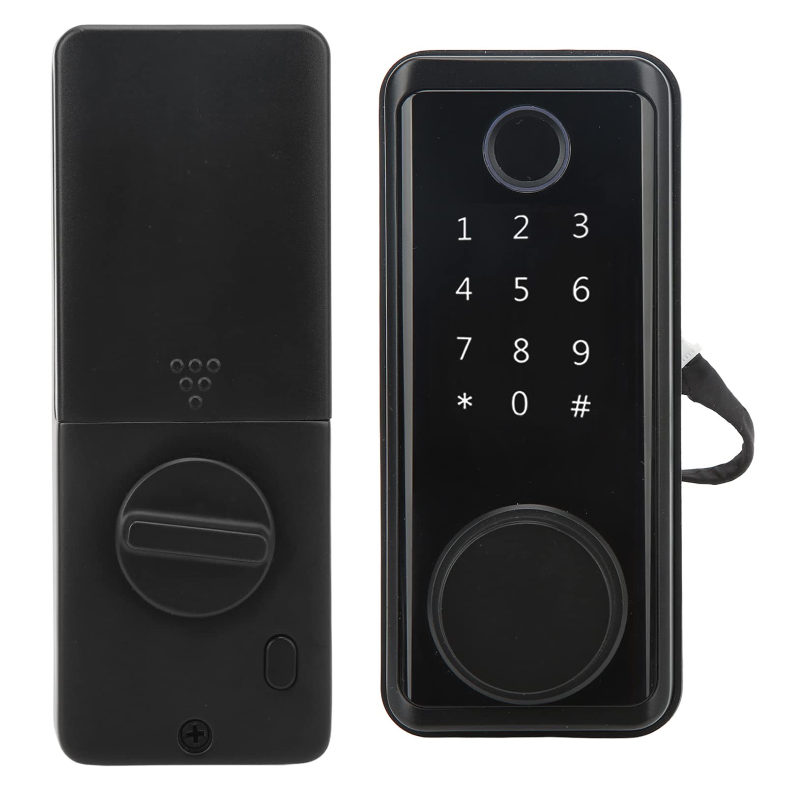 Serrure de porte biométrique Tuya Smart avec verrouillage connecté par empreinte digitale