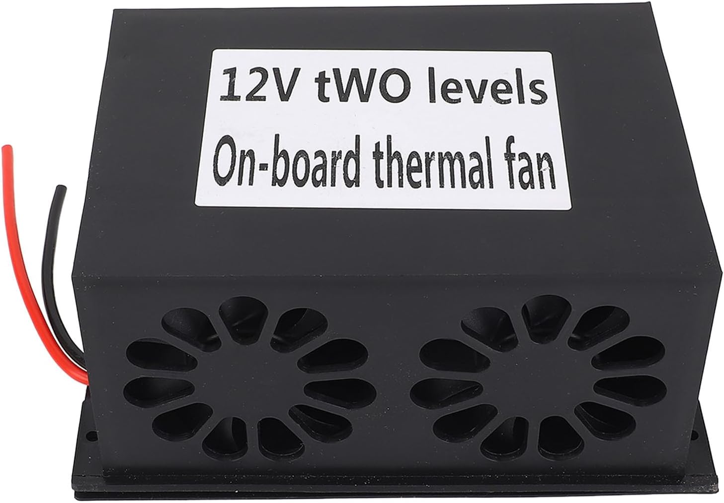 Car Heater 12V 600W, 2-Hole Portable Windshield Defroster & Defogger for Truck SUV, Fast Heating Electric Heater for Winter Driving