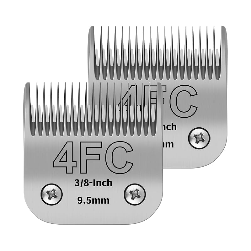 Lâmina de Reposição para Máquina de Tosa 4FC com Cerâmica, 9,5 mm, YAZIYIR, Pacote com 2