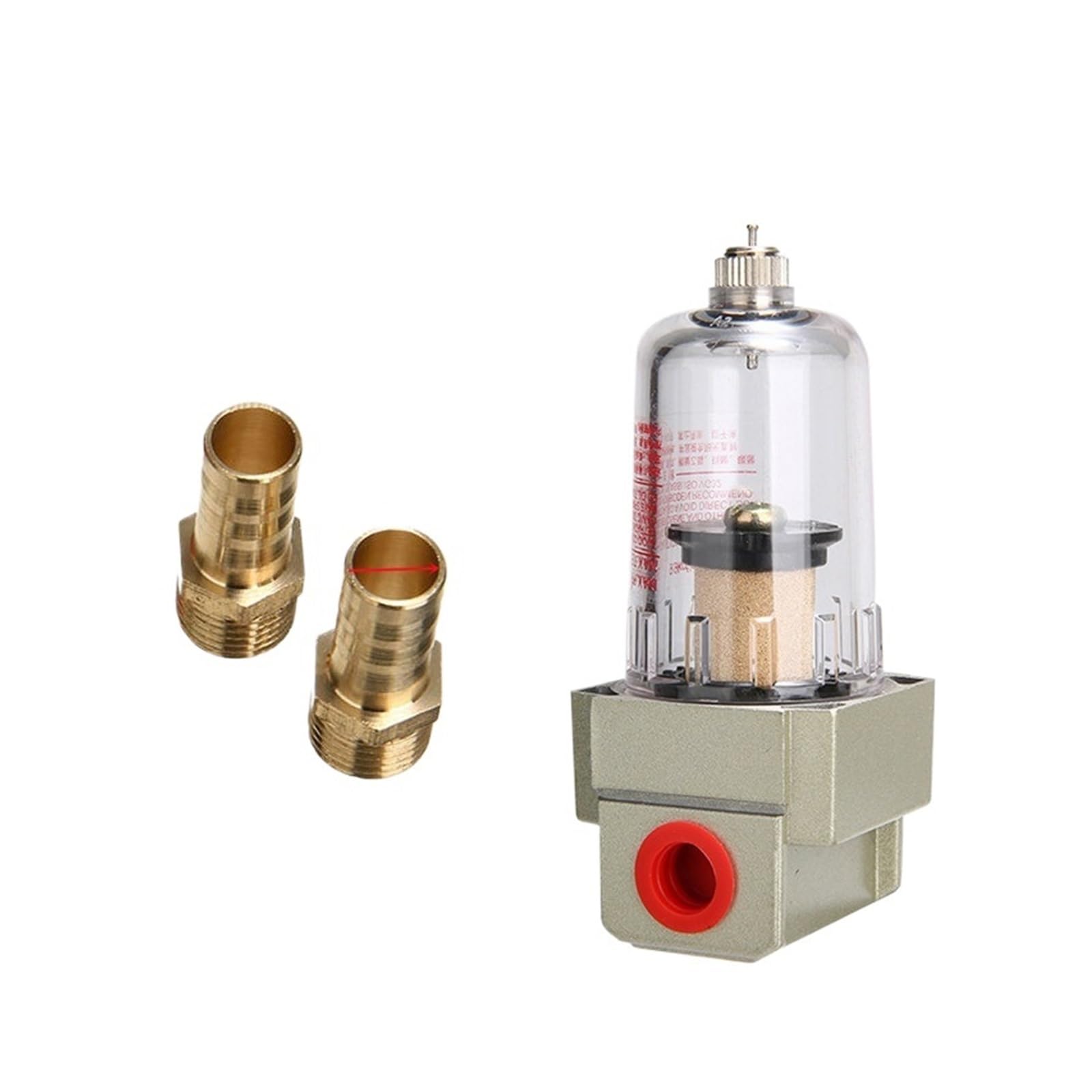 AYNRJKKX AF2000-02 1/4 air Pump Compressor Filter Pneumatic Oil Separation Tank to Remove impurities Water Separator Compression(AF with BT1202)