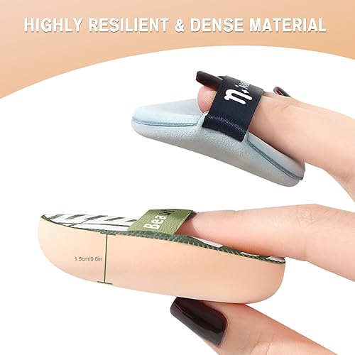 Miniatura 10 de FERYES Soplo grande de lágrima para base de polvo y corrector, configuración de maquillaje, esponja de maquillaje para polvo suelto, cosméticos, 2