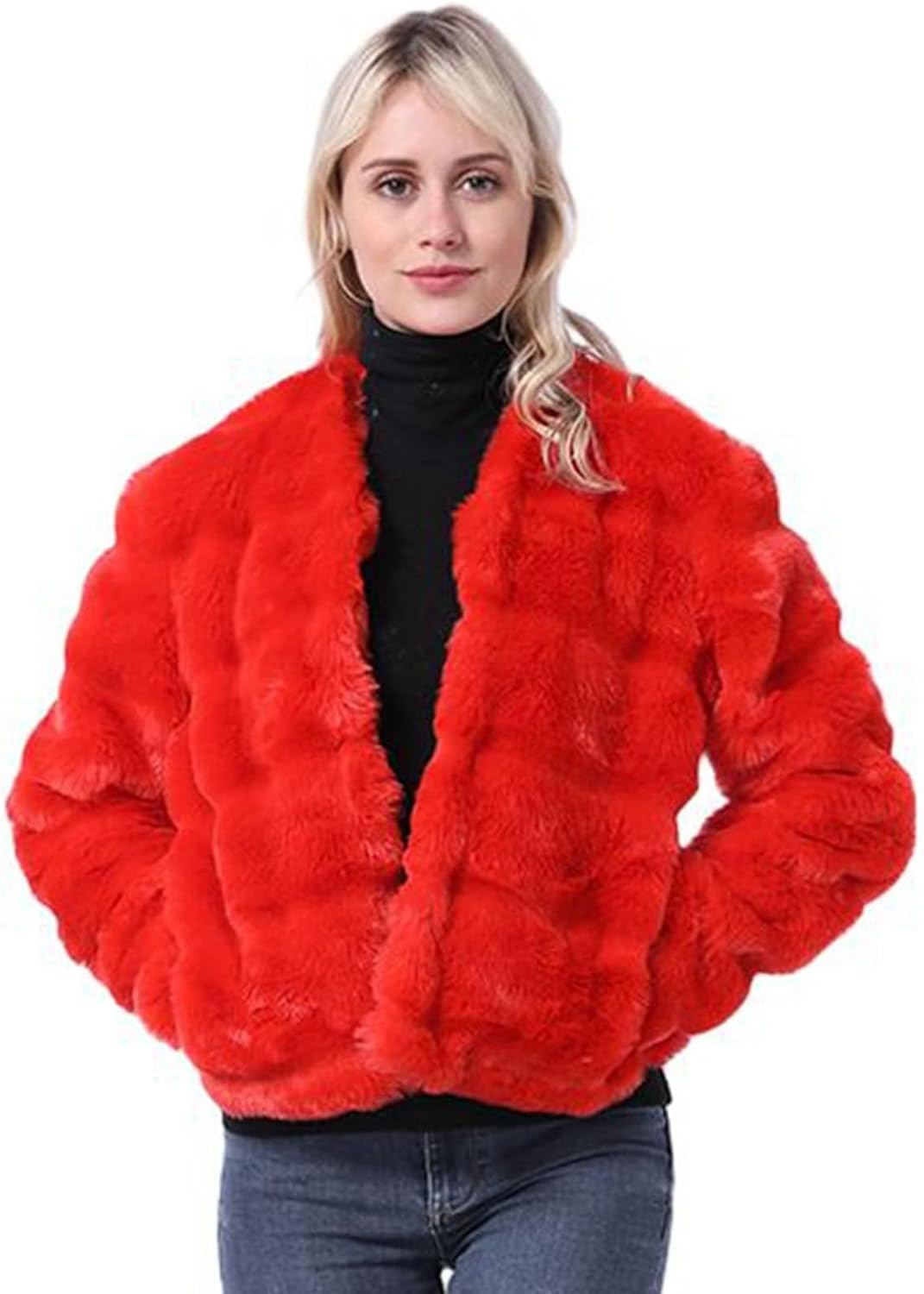 タグ付き】 Adonisisファー 2way ビジュー デニムジャケット