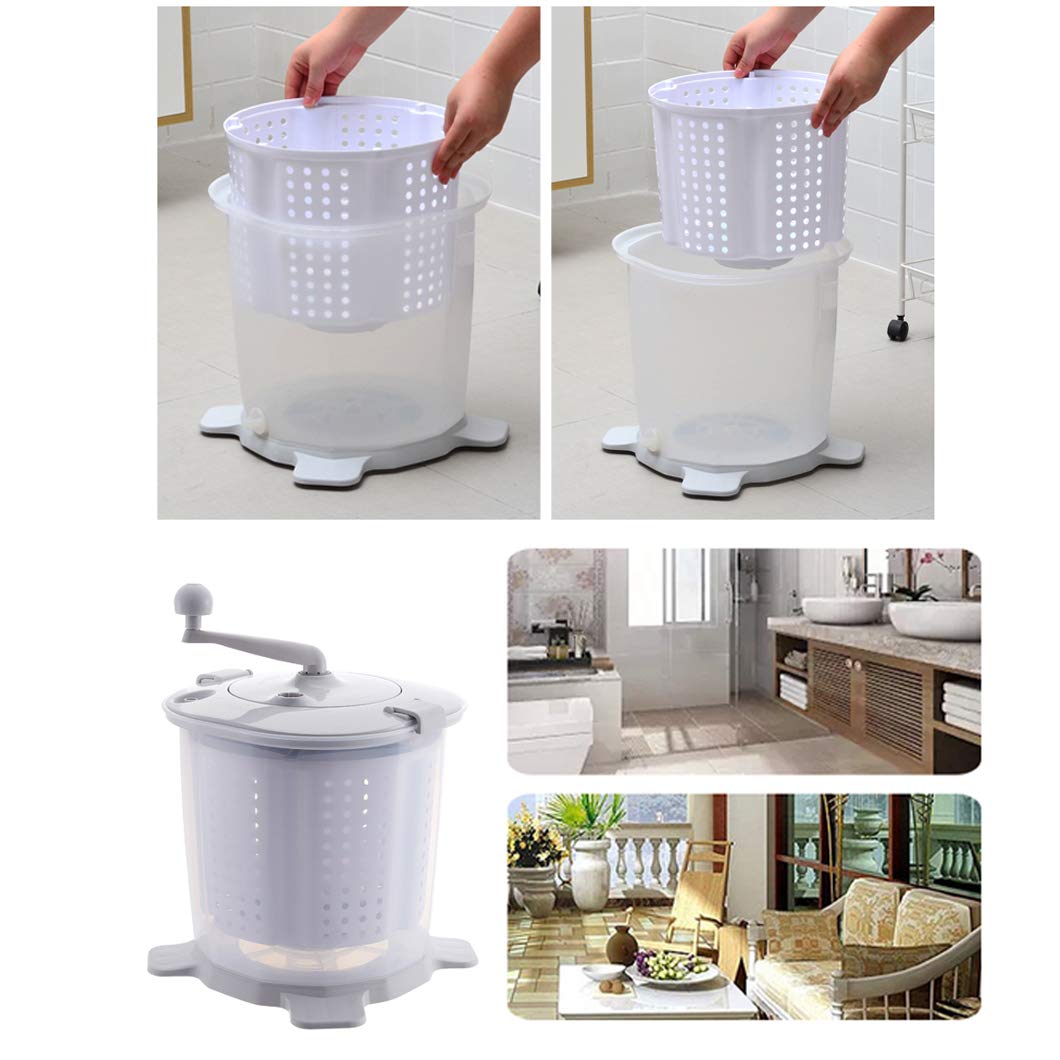 Lavatrice Manuale A Pedale - Compatta, Senza Elettricità, Per Piccoli Bucati - Foto 6