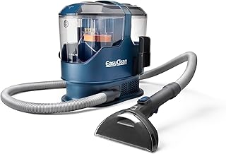 Vacmaster EasyClean Carpet Spot Cleaner for carpets, stairs and upholstery. With two tools, powerful 800W motor, extra long reach and large capacity. Includes cleaning solution and 2 year guarantee