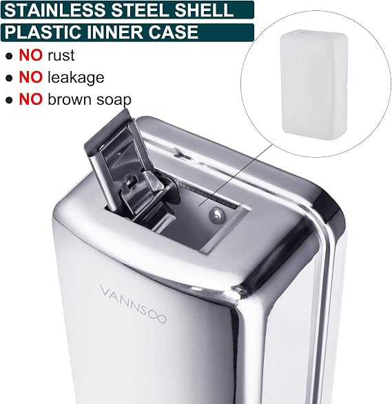Wall Mounted Soap Dispenser and Toilet Seat Cover Dispenser