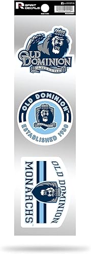 Vista 133 de Rico Industries NCAA - Juego de calcomanías retro de 3 piezas