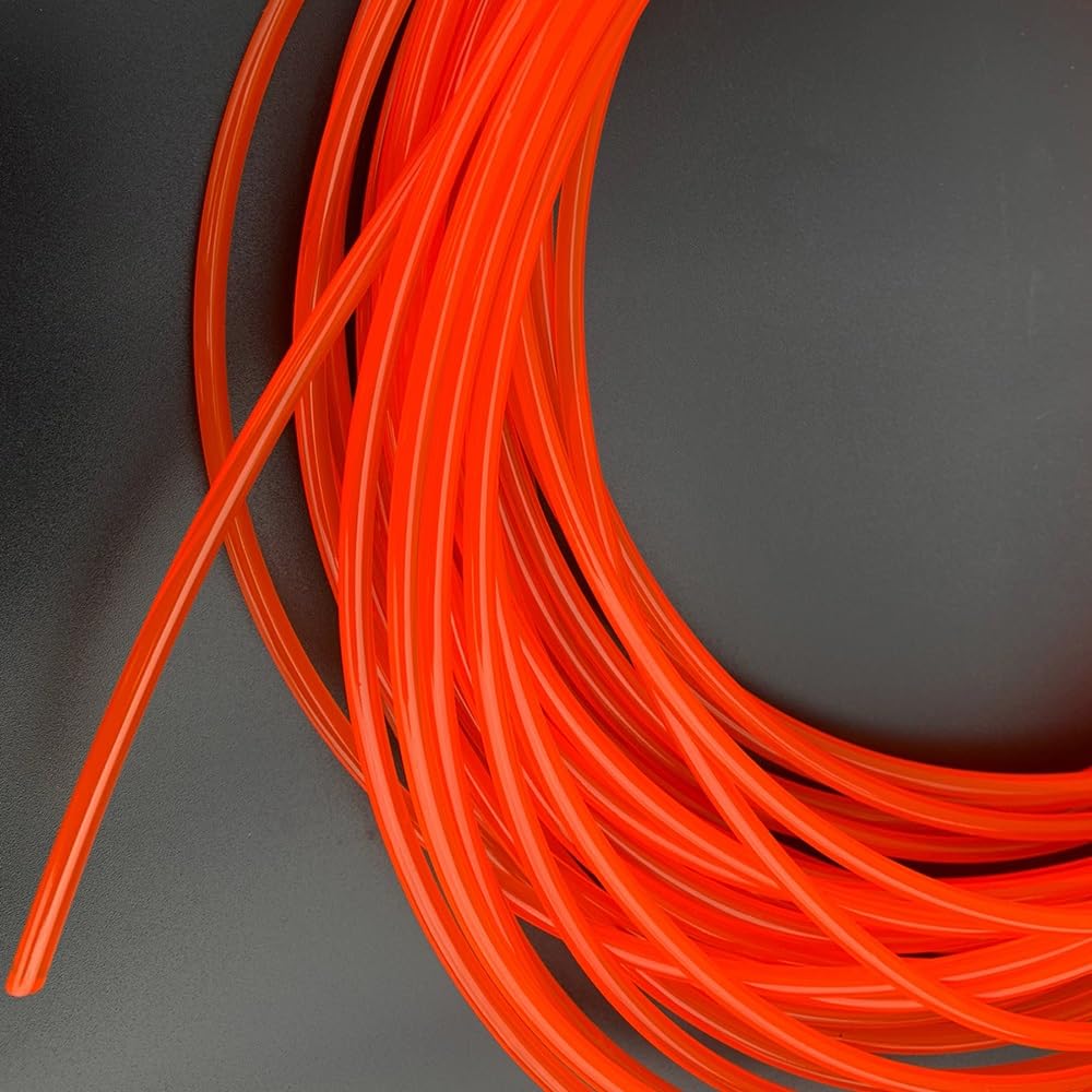 Cintura Rotonda In PU Rossa Da 5 Metri, Cavo Di Trasmissione Liscio Da 90 A, Elevata Resistenza Alla Trazione, Diametro 2-18 Mm(Dia 9mm)