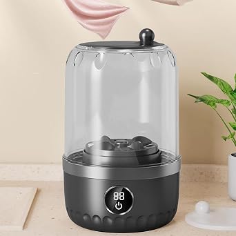 Portable Mini Washing Machine | 1L Mini Washer - Clothes Laundry Fabric Appliances for Apartments Dormitories Travel Camping Hotels Socks