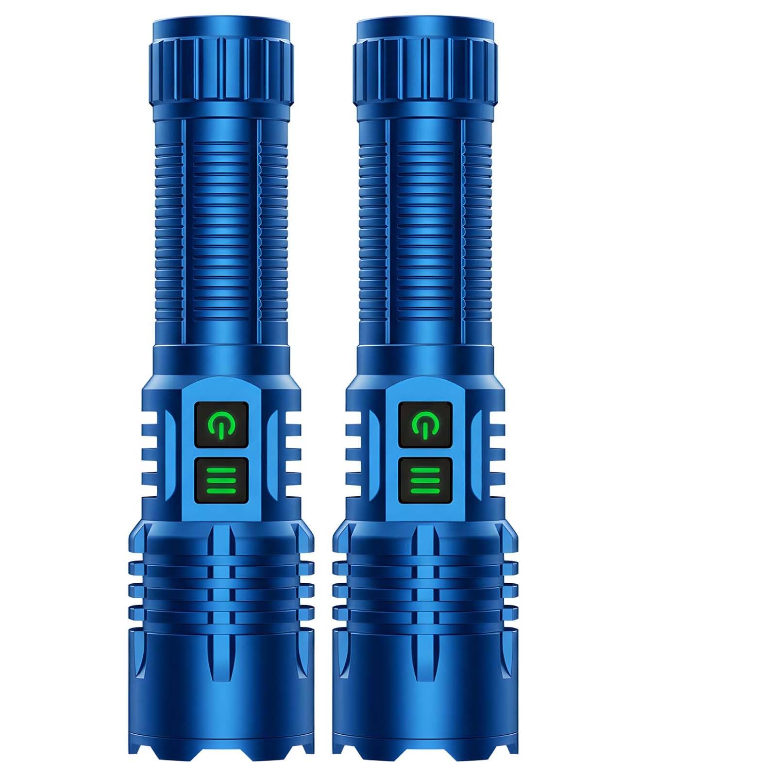 Linternas de luz negra para detección de orina de mascotas, luz negra UV y linterna de lúmenes altos, recargable, impermeable, linterna LED UV táctica para curado de resina, escorpión, camping, azul