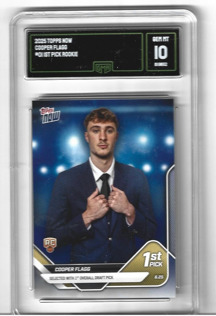 Amazon.com: Graded Gem Mint 10 Cooper Flagg 2025 Topps Now