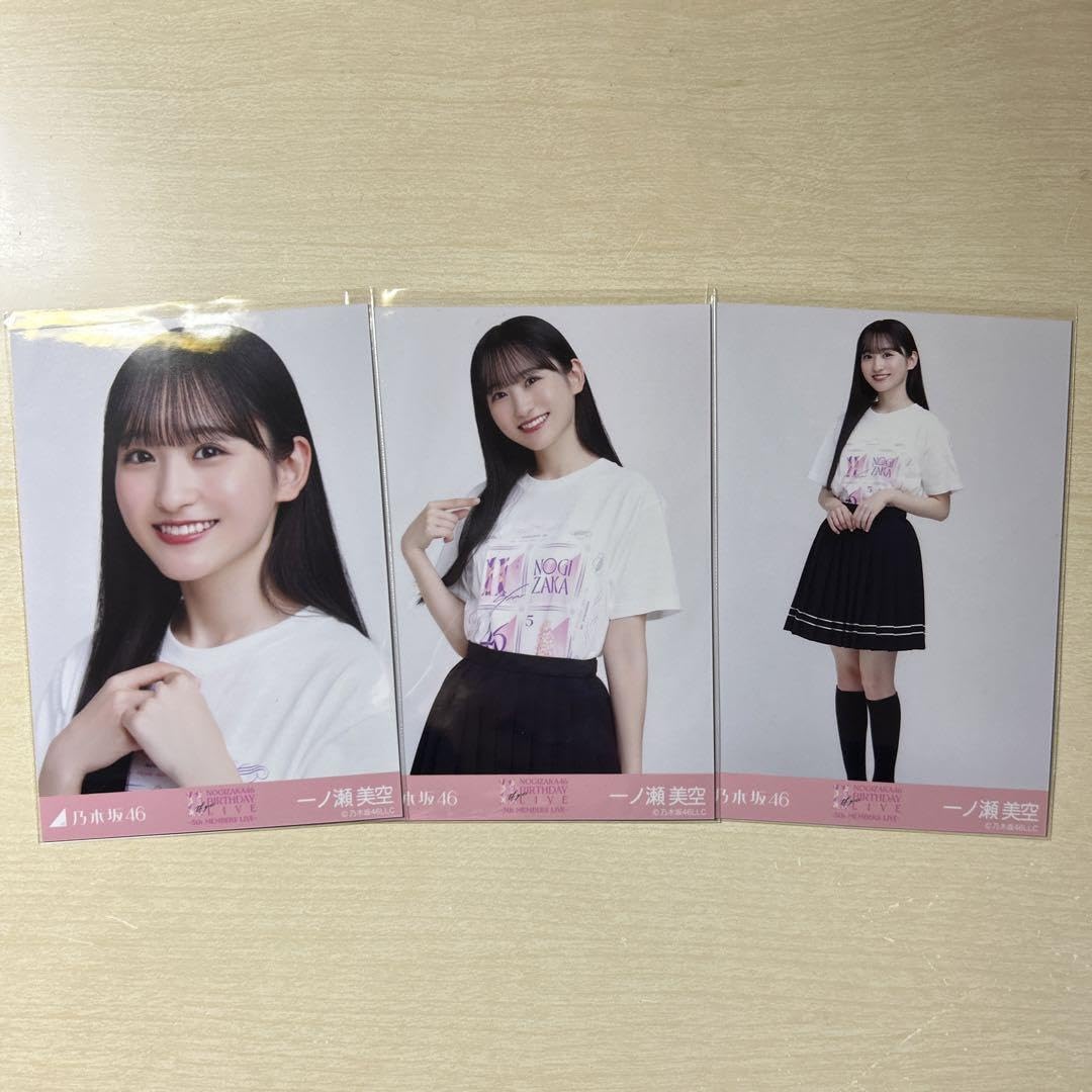 乃木坂46 生写真 福岡 ライブTシャツ 一ノ瀬 美空 コンプ 乃木坂46真夏