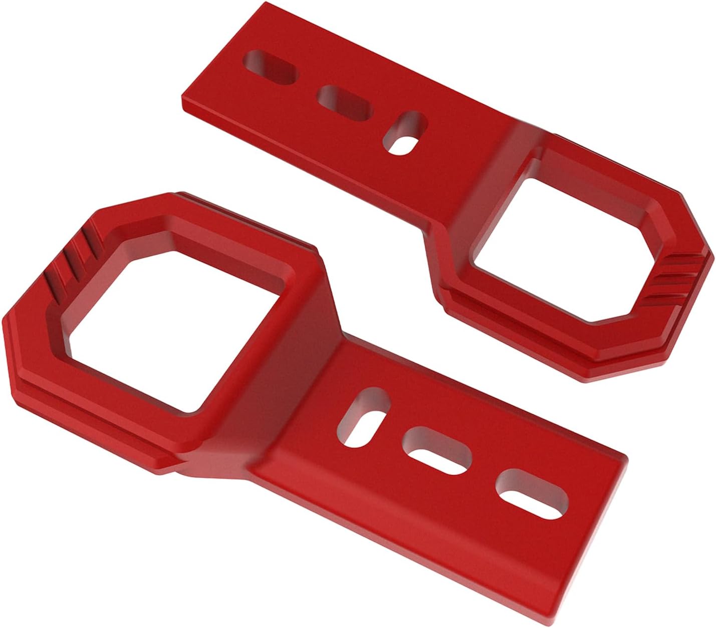 Front Tow Hooks for Tacoma 2024 2025 2026/4Runner 2025-2026,/Ford F150 2009-2023,Tow Hook 2Pcs Red