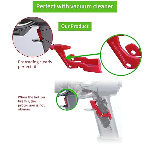 Miniatura 6 de Interruptor de gatillo de repuesto para aspiradora Dyson V10 V11 SV12 SV14, botón de interruptor ABS rojo