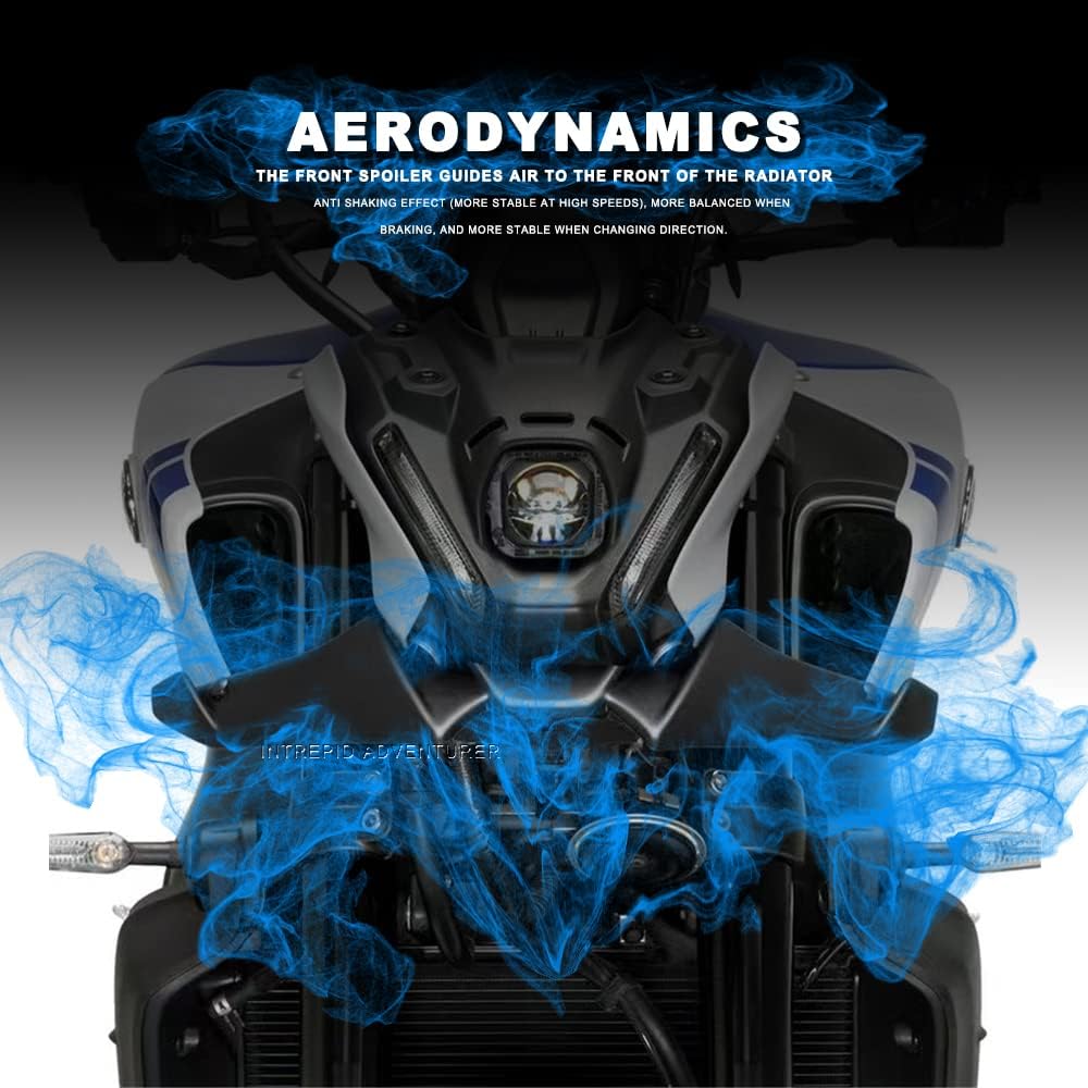 for MT 09 MT-09 SP 2021 2022 2023 Motorcycle Naked Front Spoiler Winglet Aerodynamic Wing Kit Spoiler