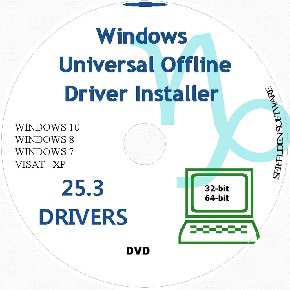 Universal 2022 Offline Driver Install Automatic Complete Device DVD Windows 10 7 XP 8 Vista Supports Sony Acer Asus Lenovo Compaq IBM eMachines HP Dell Toshiba Gateway Safety Restore Point ⭐️⭐️⭐️⭐️⭐️