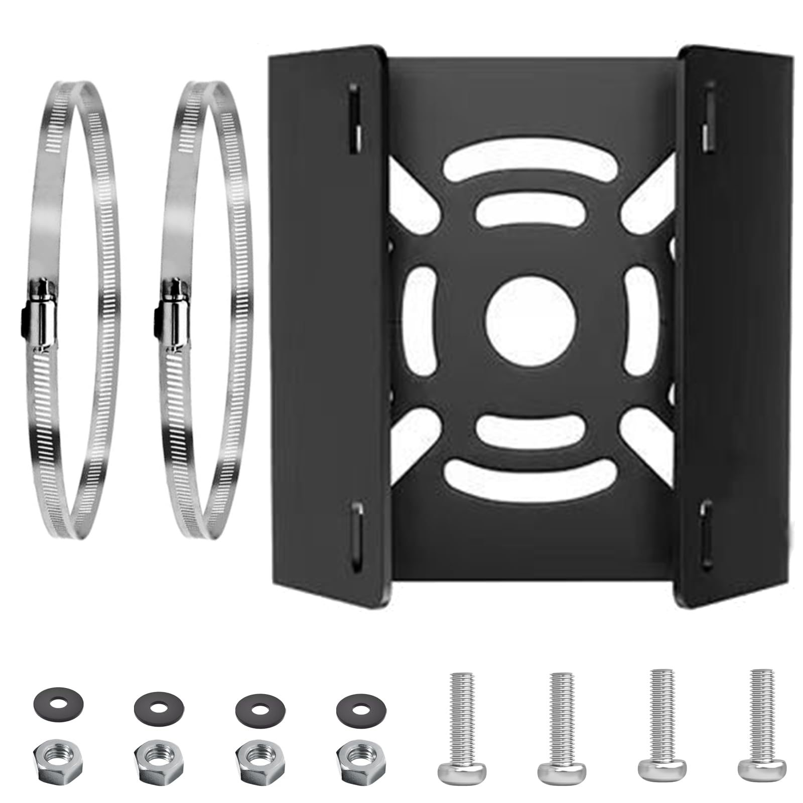 Easy Installation Adjustable Security Camera Mounting Bracket Rustproof Steel Clamp Security Camera Mounting Bracket