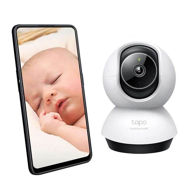 TP-Link Tapo Pan Tilt AI Smart Home Security Wi-Fi Camera Baby Monitor 2K 4MP AI Detection and Notification
