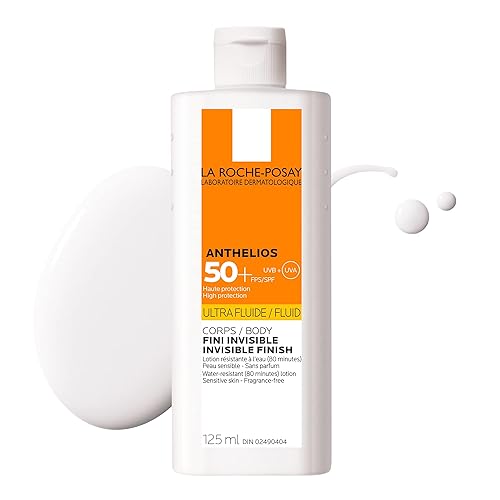 La Roche-Posay Anthelios Face Sunscreen & BUNDLE, Broad Spectrum UVA-UVB Sun Protection for all Skin Types, Lightweight, Non-Greasy Texture, Non-Comedogenic, Water Resistant, Fragrance Free - ULTRA FLUID, SPF 50+