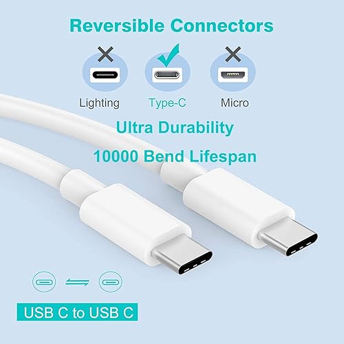 Miniatura 3 de Cargador rápido para iPad, bloque de carga rápida de 20 W con 10 pies certificado Apple MFi cable de carga para iPhone 1616Plus15, iPad 10thAir