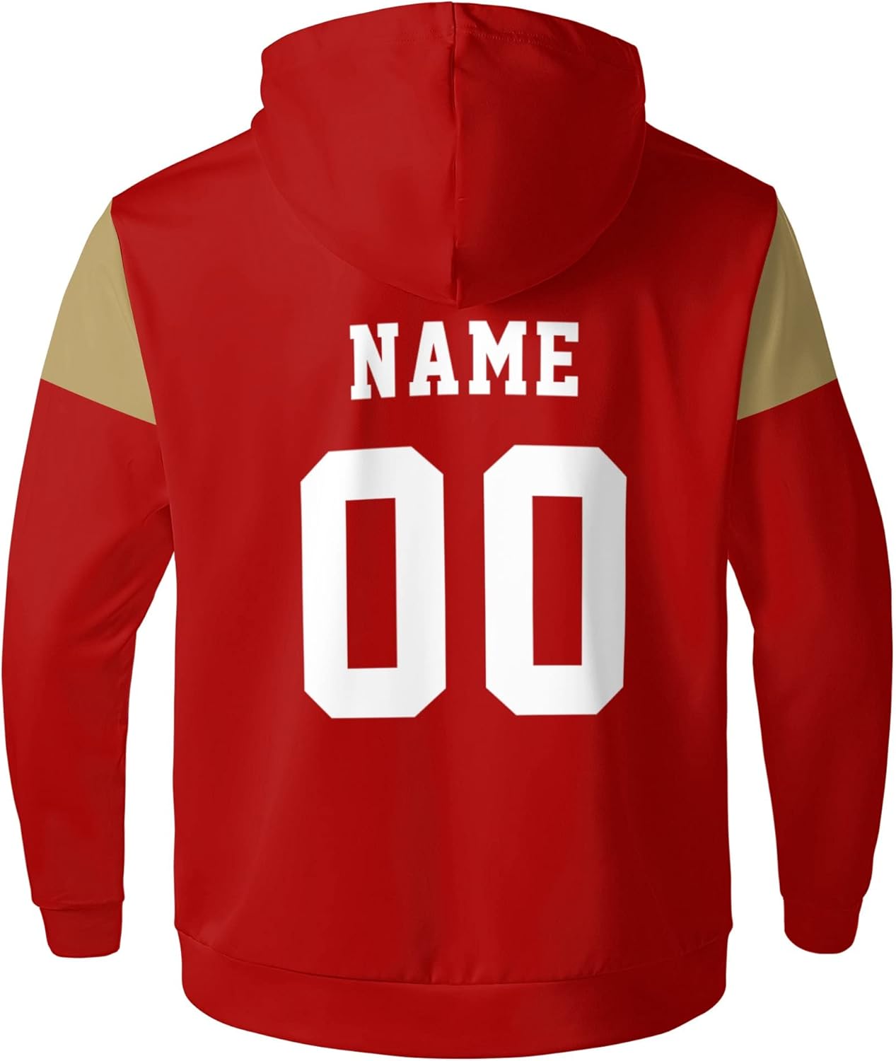 Custom Hoodie Customized Name Number Football Sweatshirt Personalized Pullover Sport Hoodies for Men Women Kids - Image 3