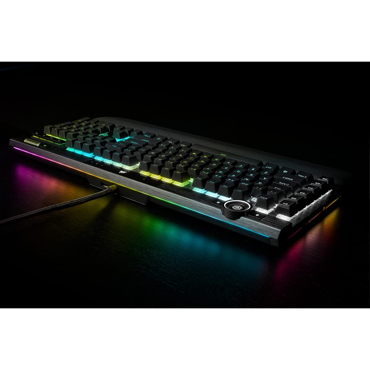 Corsair Teclado (Aleman) K100 RGB Cherry MX Speed Black