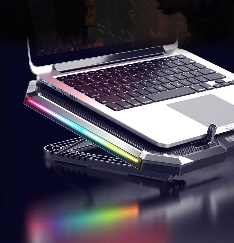 Base enfriadora para laptop RGB con 6 ventiladores miniatura 3