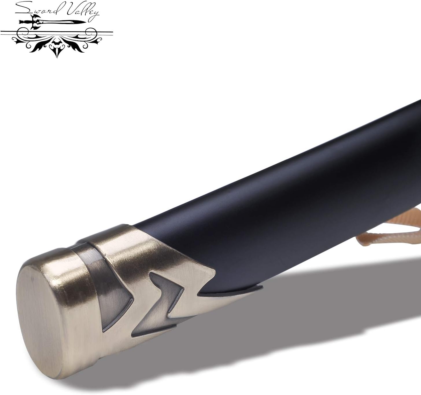 Sword Valley Yamato Carbon Steel Katana with Sheath - 103cm/40.6" Total Length - 1.05kg/2.31lbs Total Weight｜Waxed Rope Handle for Collection & Display - Used By Sparda/Vergil/Nero/Dante