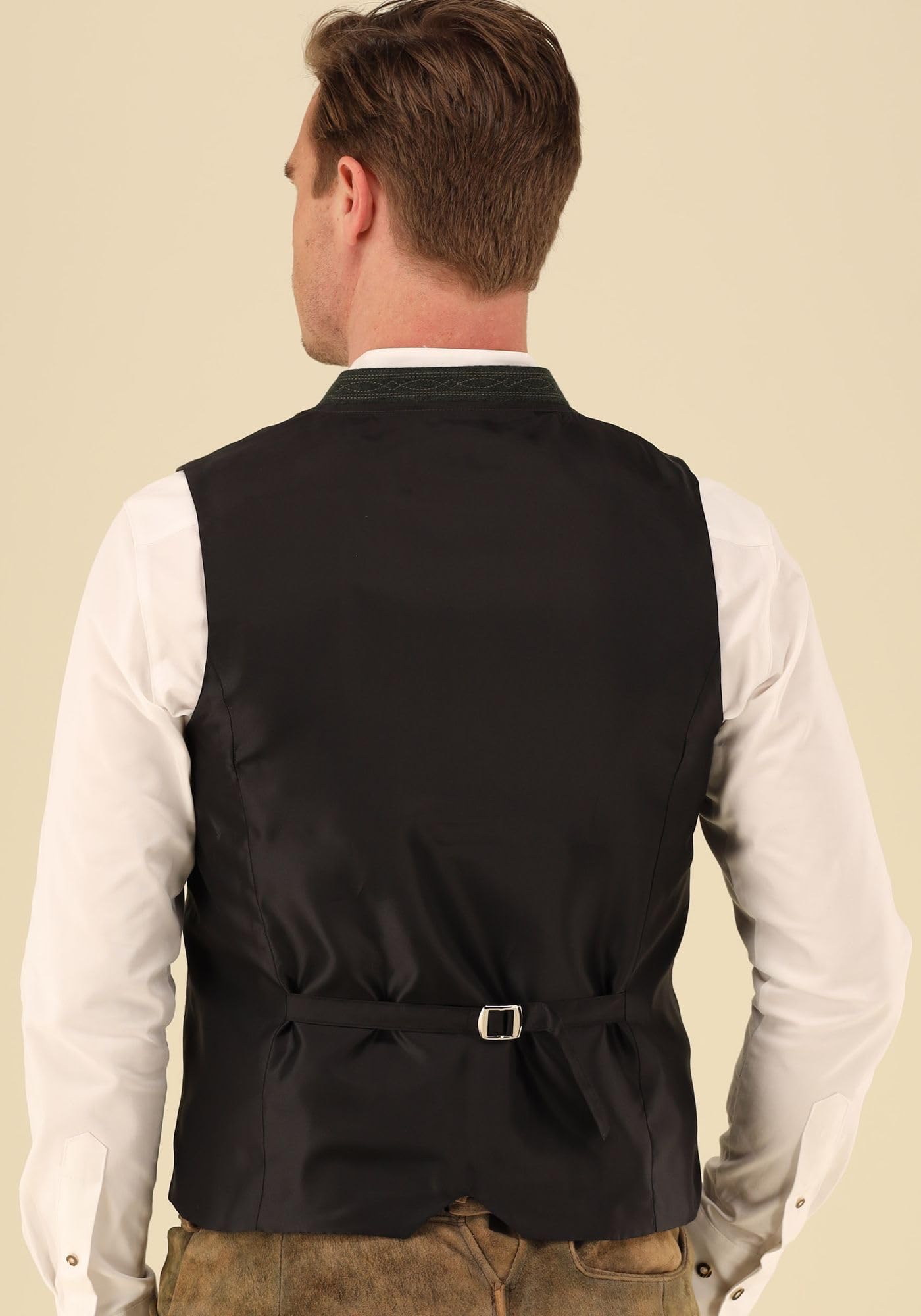 OS Trachten Trachtenweste Slim Fit Thoyad
