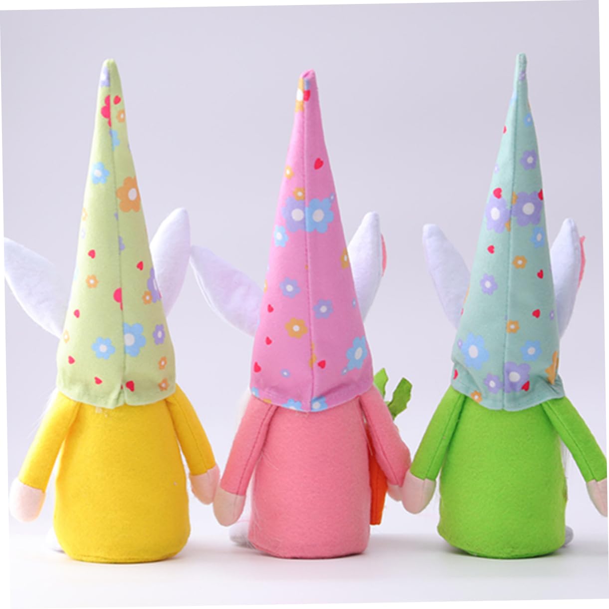 MAGICLULU 2 Sätze Osterpuppe Wiedergeborene Puppe Plüsch Zwerge Häschen Zeug Hasenpuppe Büro Dekoration Ostern Gnom Puppe Kaninchenzwerg-puppenverzierung Acryl 3 Stück * 2