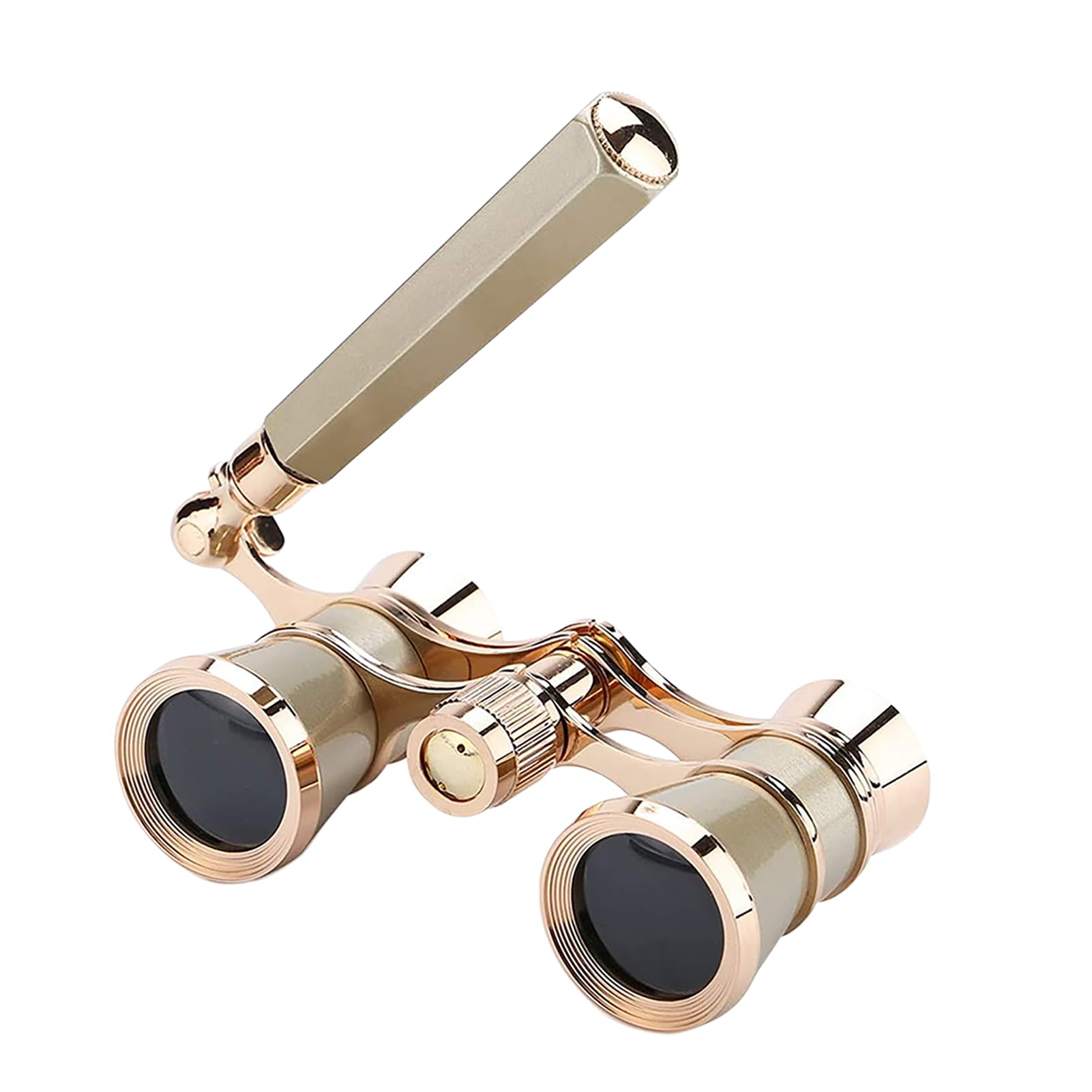AouloveS Opera Glasses Binoculars 3 X 25 Compact and Lightweight with Built-in Foldable Theater Glasses, Adjustable Handle for Adults Kids Women in