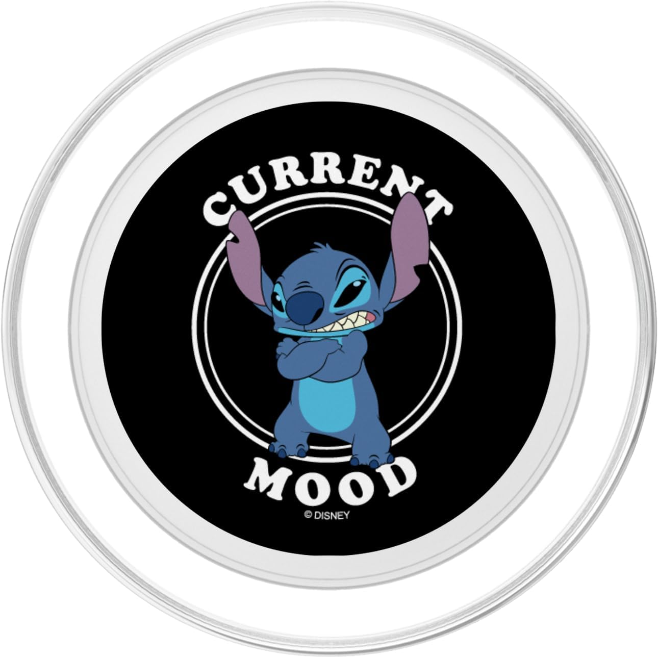 Disney Lilo and Stitch Angry Stitch Current Mood PopSockets PopGrip for MagSafe